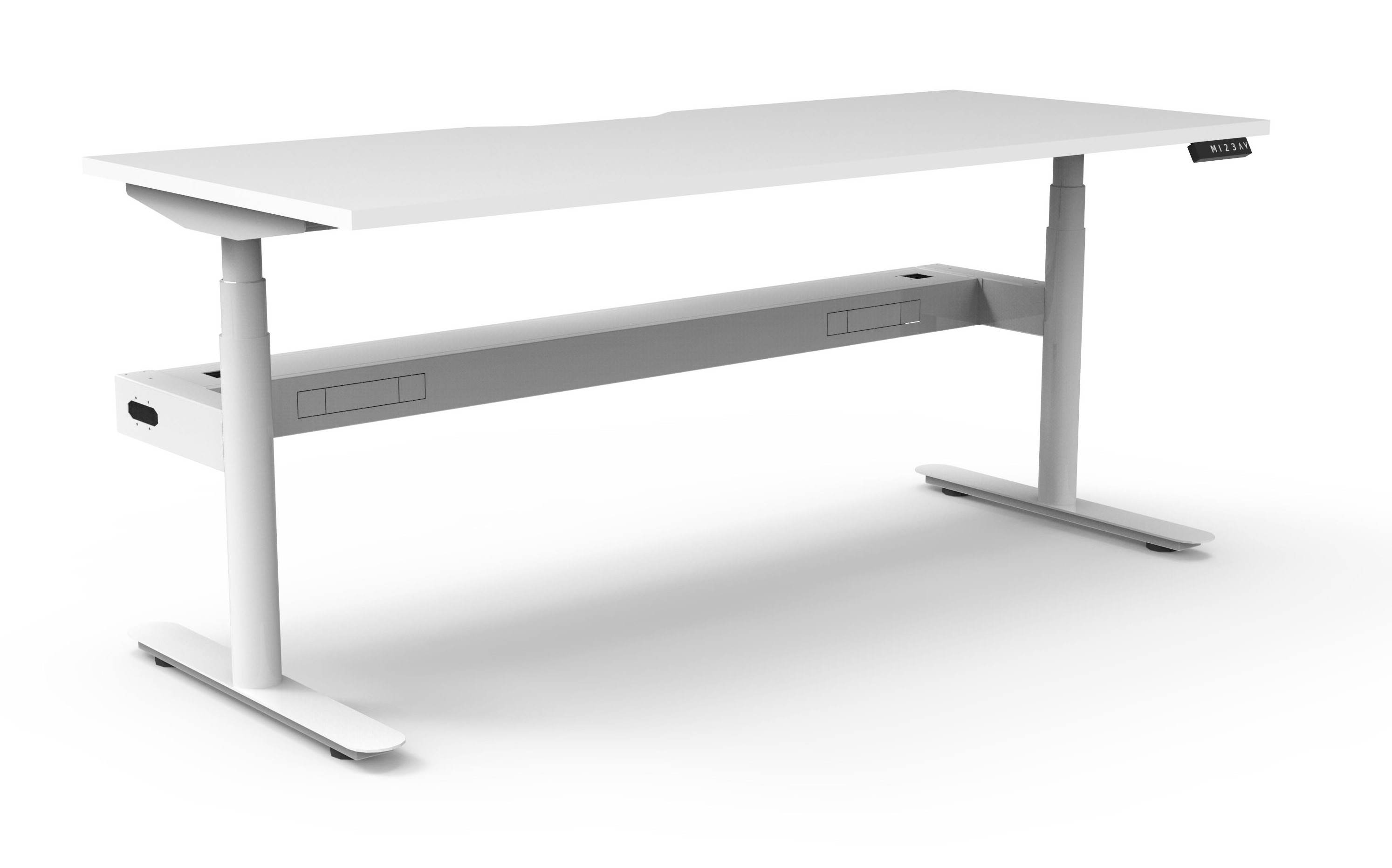 Halo+ Height Adjustable Straight Desk Range